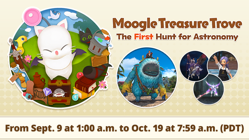 Moogle Treasure Trove – The First Hunt for Astronomy Commences September 9!